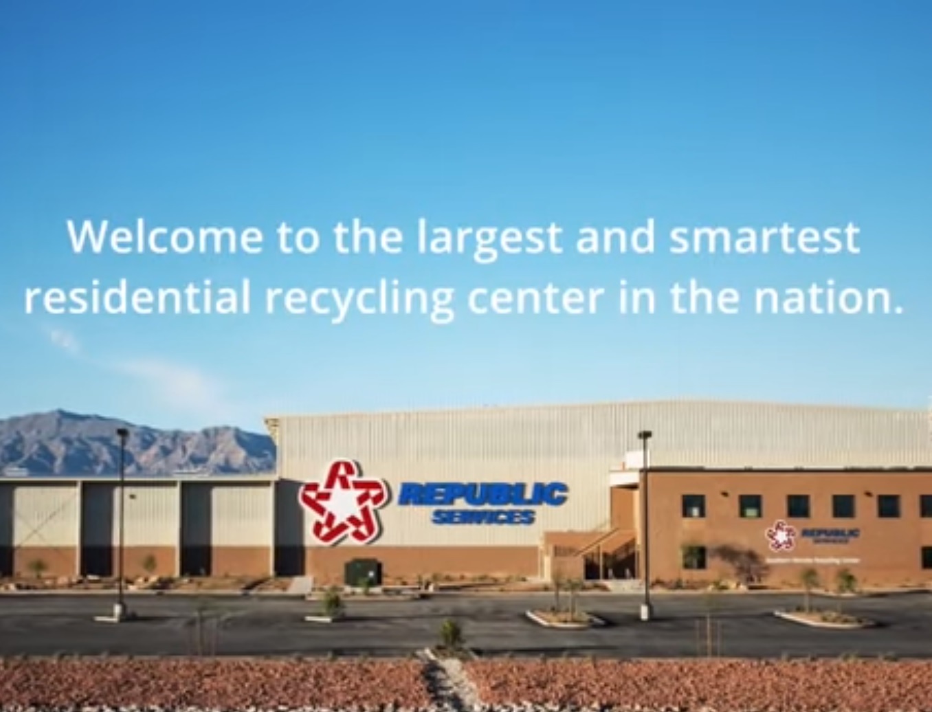 Largest, Smartest Residential Recycling Center in North America