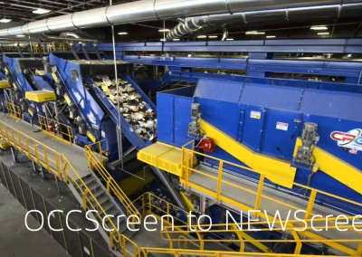 CP NEWScreen for paper and container material separation in MRFs