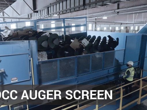 New Patented OCC Auger Screen